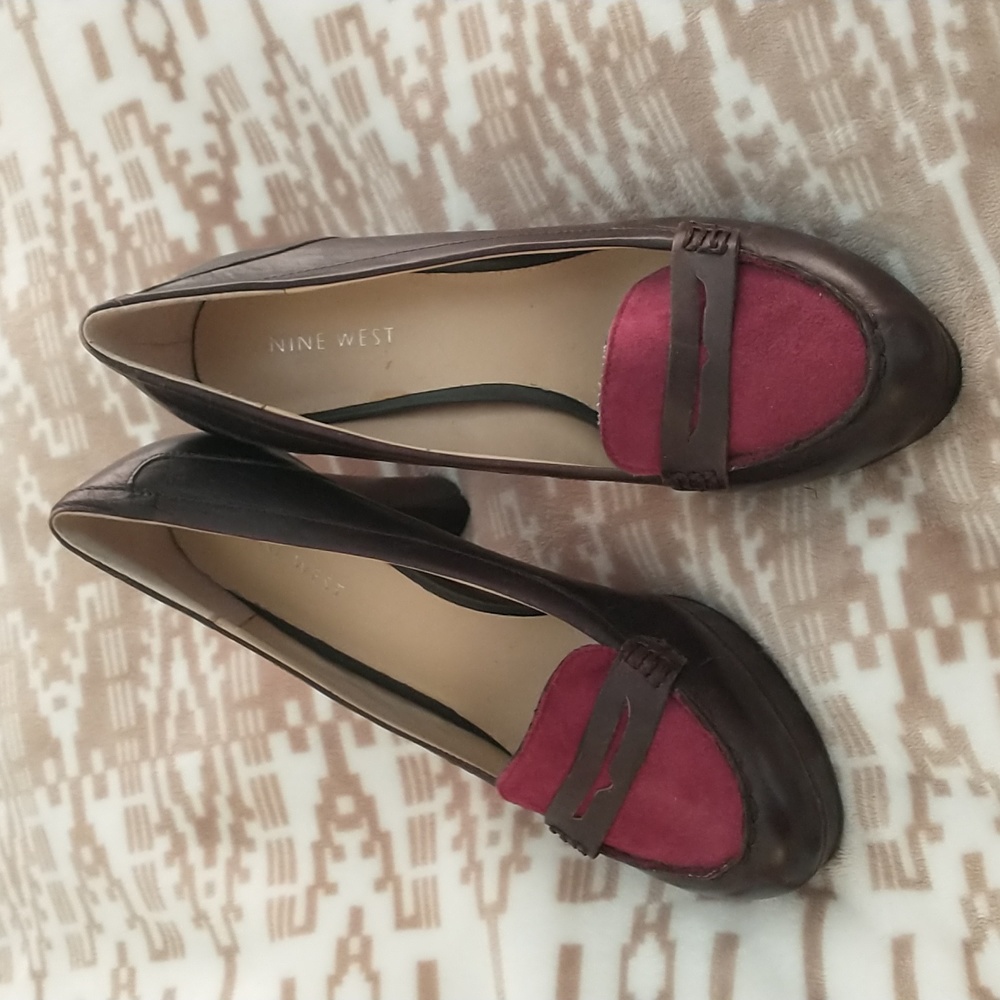 Nine West High Heeled Loafers
